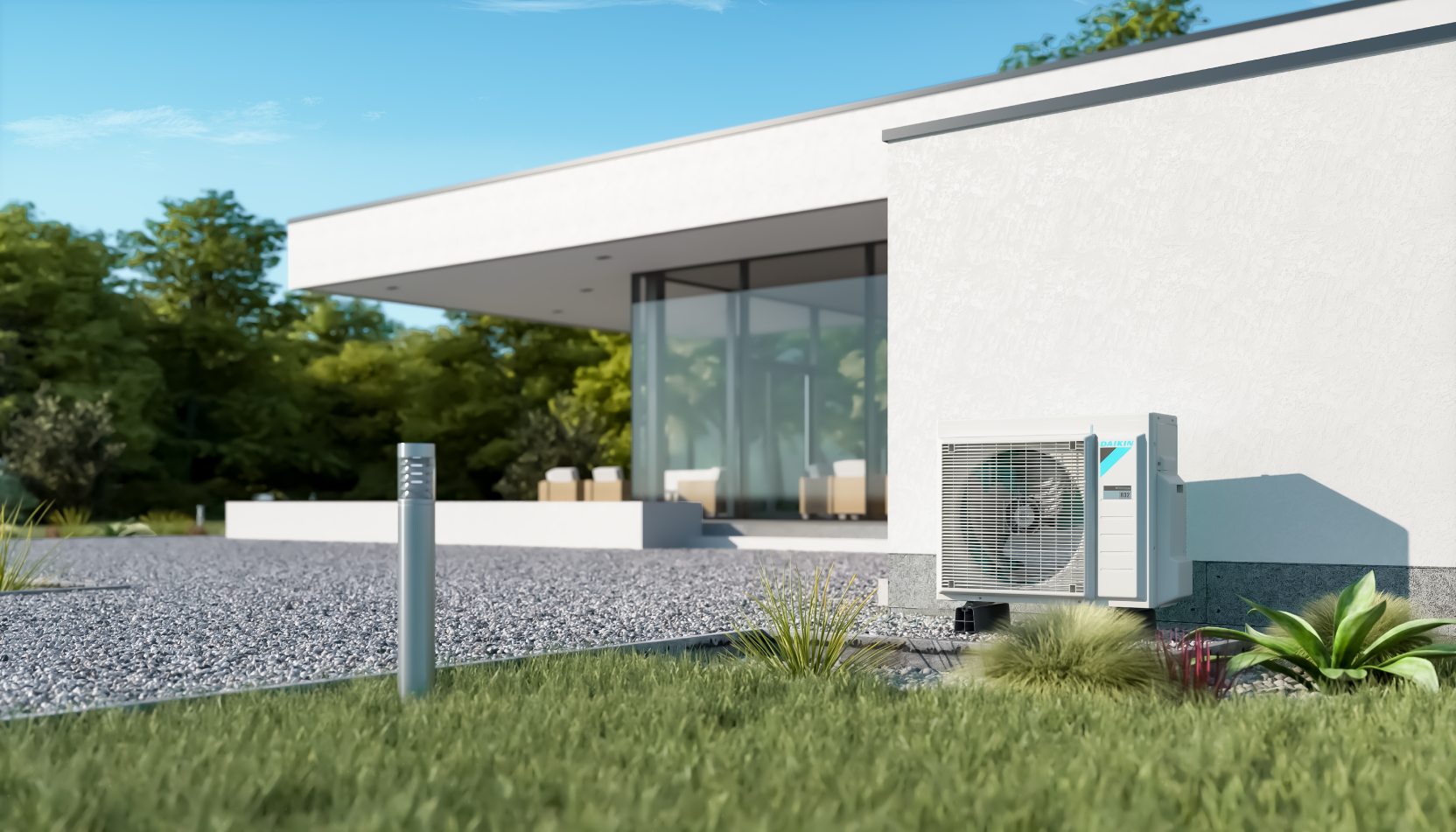 Unitate externa Daikin Altherma ERGA-EV - ambient exterior