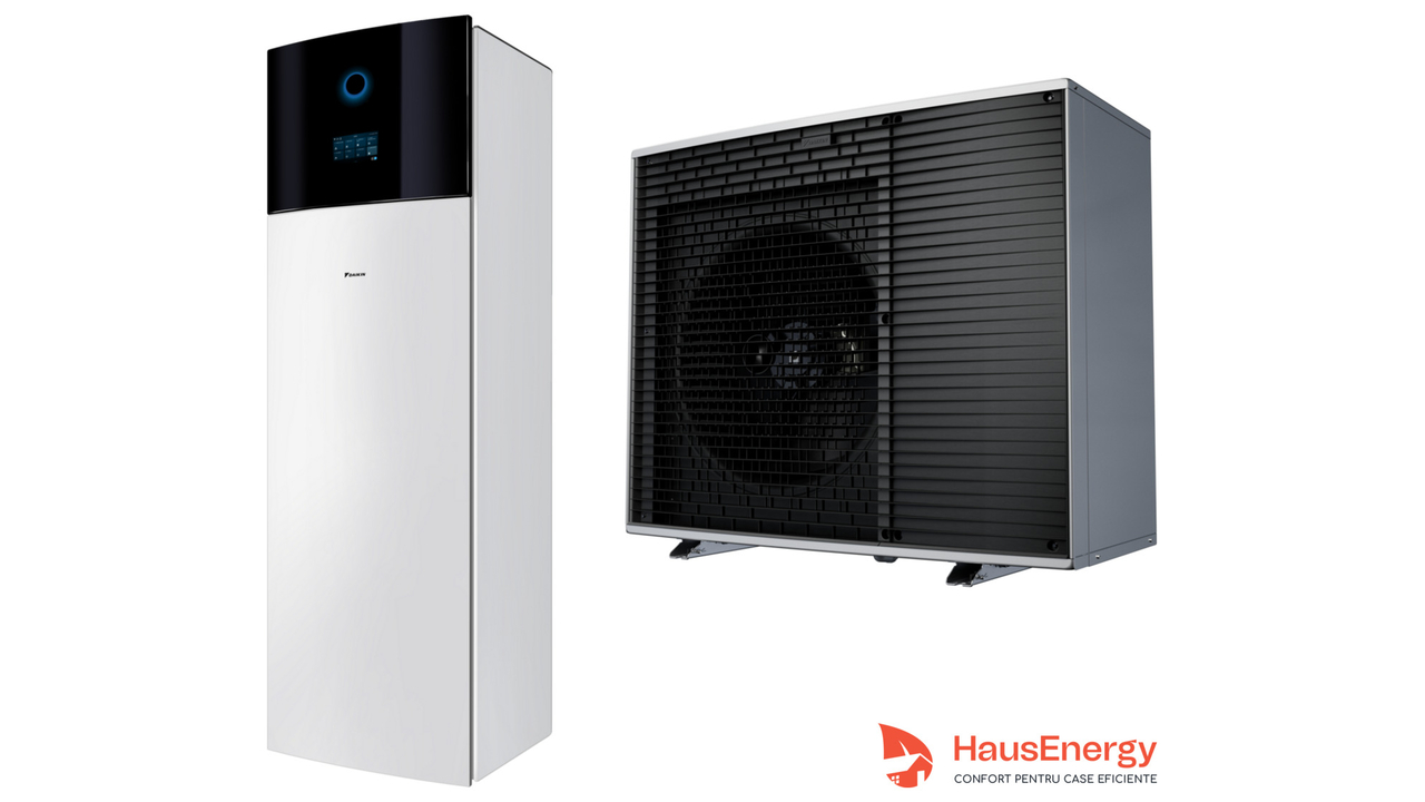 Pompă de căldură Daikin Altherma 4 H F  cu EPVX14S18A9W și EPSK12AW1