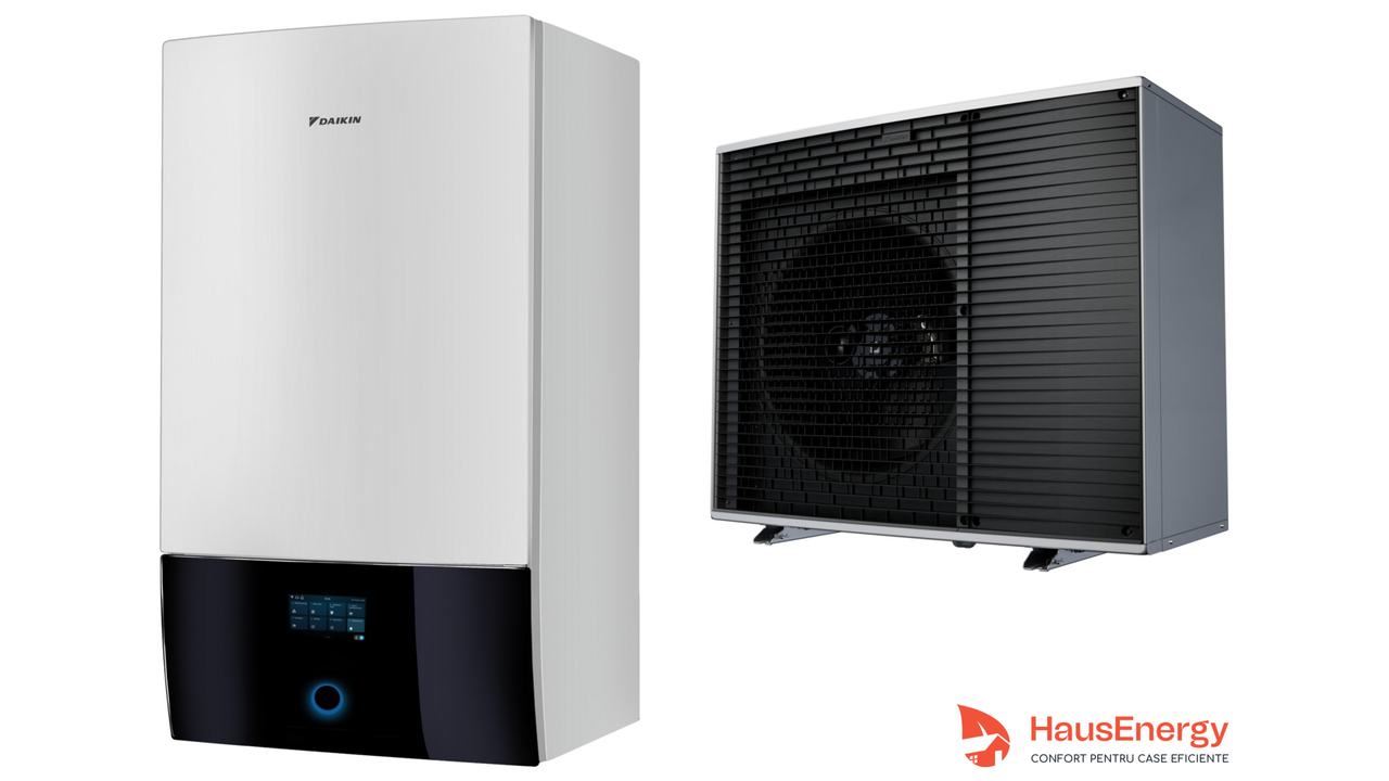 Pompă de căldură Daikin Altherma 4 H W  cu EPBX10A4V și EPSK10AW1