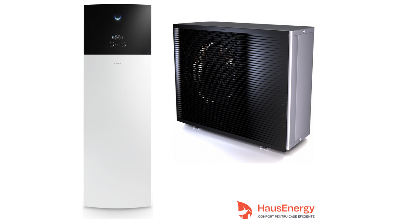 Pompă de căldură Daikin Altherma 3 R MT F  cu ELVZ12S23E9W și ERRA12EW1