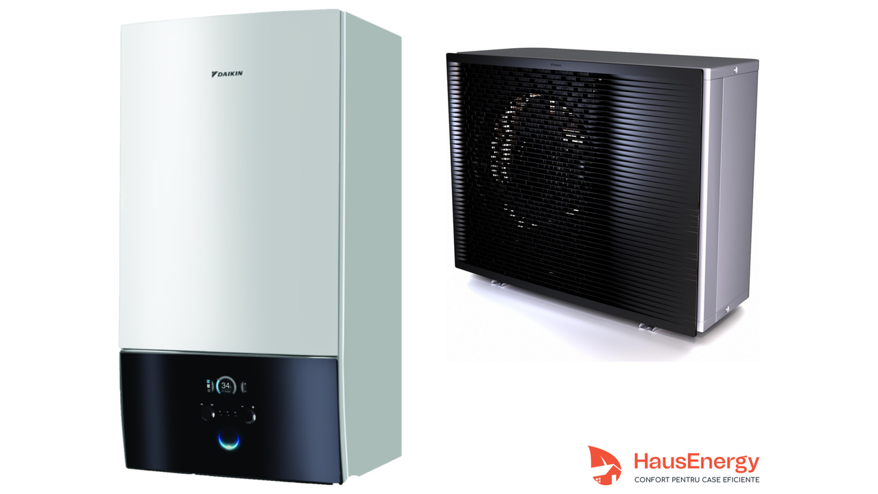 Pompă de căldură Daikin Altherma 3 R МT W  cu ELBX12E9W și ERRA08EW1