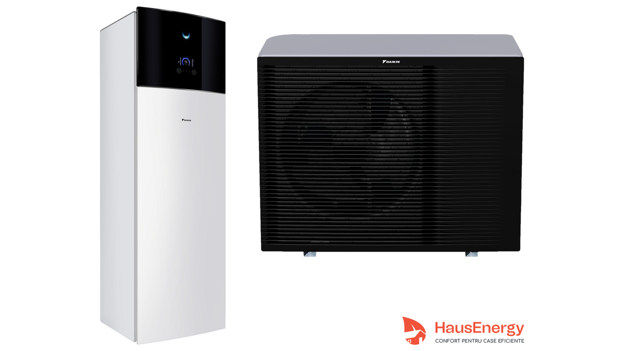 Pompă de căldură Daikin Altherma 3 H MT F  cu ETVH12S18E6V și EPRA10EV3