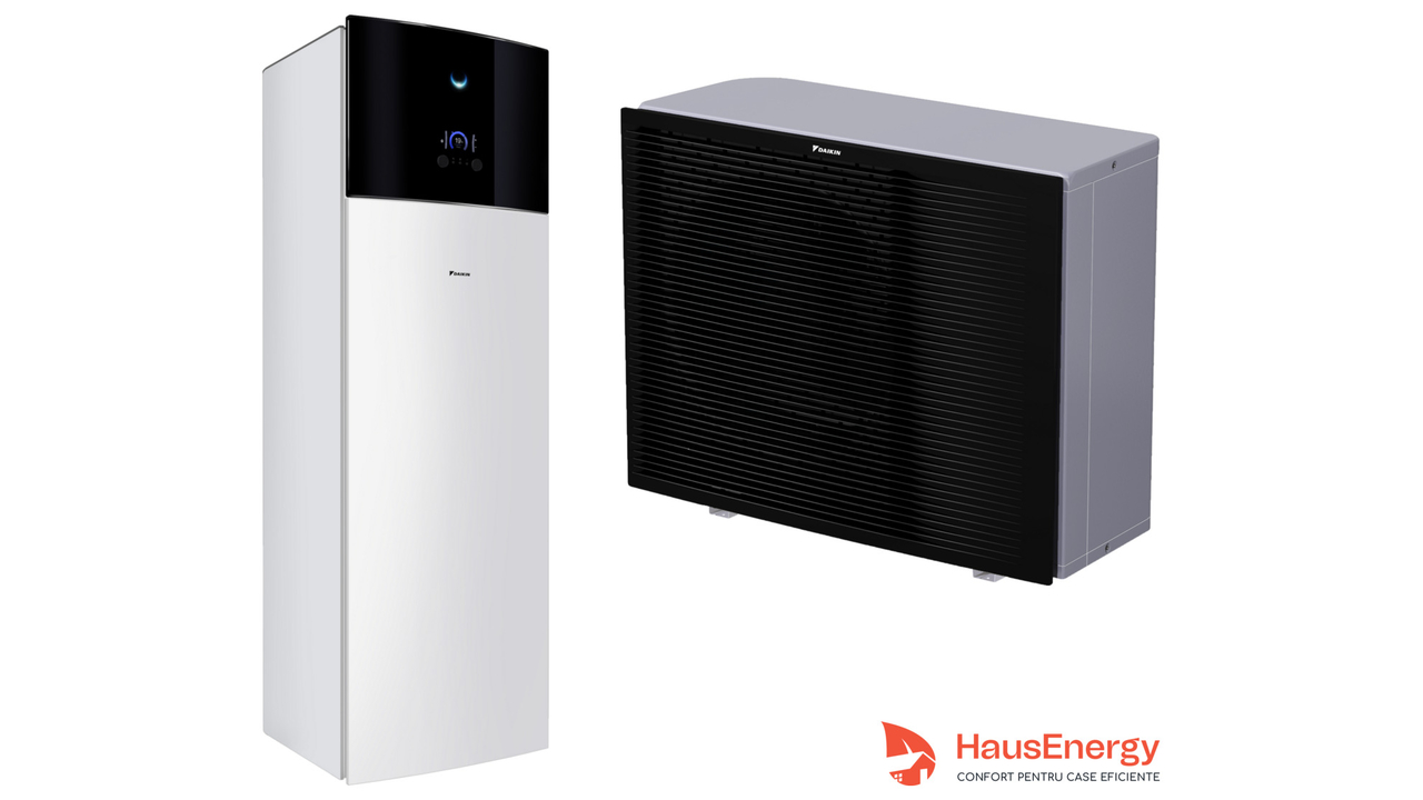 Pompă de căldură Daikin Altherma 3 H MT F  cu ETVH12S23E6V și EPRA10EW1