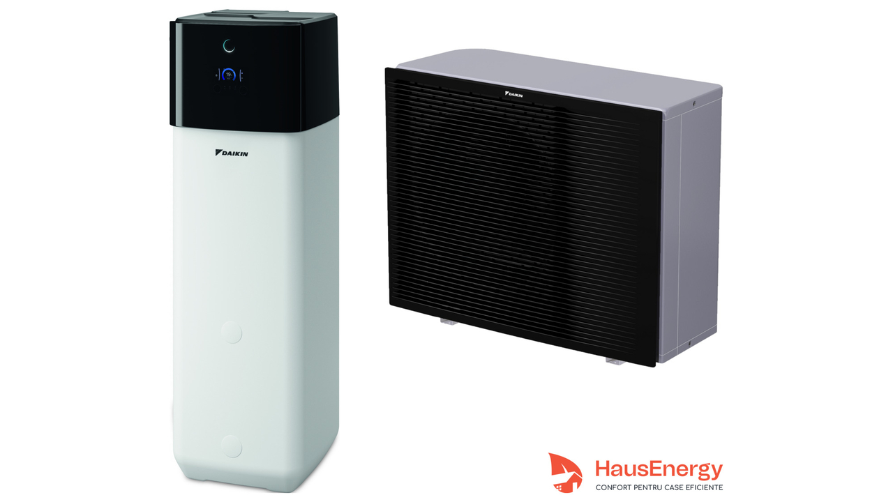 Pompă de căldură Daikin Altherma 3 H МT ECH2O  cu ETSX12P30E și EPRA12EW1