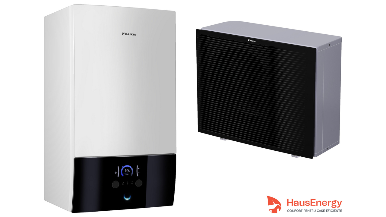 Pompă de căldură Daikin Altherma 3 H МT W  cu ETBH12E9W și EPRA12EW1